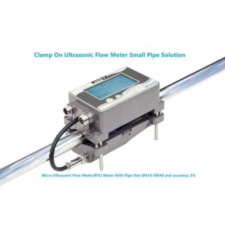 Micro Clamp-on  Ultrasonic Flow Heat Meter(BTU)