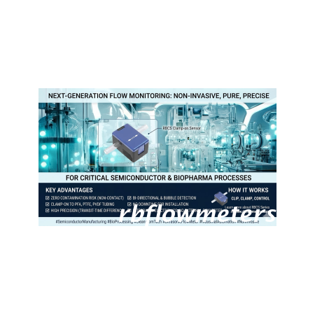 Non-invasive Flow Sensor for PFA Tubing | RBCS Series